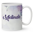 Névvel kérhető - Levendulás manó csüccs mintás bögre