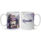 Névvel kérhető - Tündéri levendulás manó mintás bögre