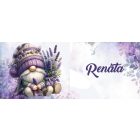 Névvel kérhető - Tündéri levendulás manó mintás bögre