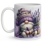 Névvel kérhető - Tündéri levendulás manó mintás bögre