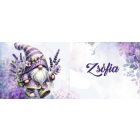 Névvel kérhető - Kalandor levendulás manó mintás bögre