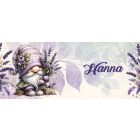 Névvel kérhető - Édes levendulás manó mintás bögre