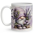 Névvel kérhető - Édes levendulás manó mintás bögre