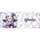 Névvel kérhető - Könyvmoly levendulás manólány mintás bögre