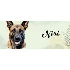 Névvel kérhető - Belga juhászkutya portré mintás bögre