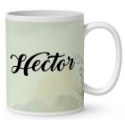 Névvel kérhető - Dobermann portré mintás bögre