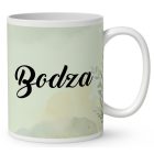 Névvel kérhető - Fehér labrador portré mintás bögre