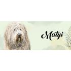 Névvel kérhető - Komondor portré mintás bögre