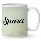 Névvel kérhető - Szürke Amerikai Pitbull terrier portré mintás bögre