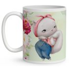 Névvel kérhető - Jó reggelt kávés bárány mintás bögre