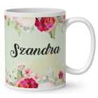 Névvel kérhető - Jó reggelt kávés bárány mintás bögre