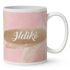 Kérd a Neveddel - Cica egér barátság mintás bögre