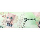 Kérd a Neveddel - Cica egér barátság mintás bögre