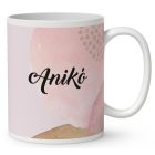 Kérd a Neveddel - Tündéri cirmos cicus mintás bögre