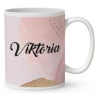 Kérd a Neveddel - Pacsis vörös cicus mintás bögre