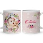 Egyedi, fényképes bögre - Tündéri kislány mintás bögre