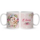 Egyedi, fényképes bögre - Tündéri kislány mintás bögre