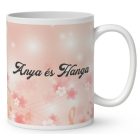 Kérd a neveddel - Kalapos Anya és lánya mintás bögre