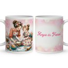 Kérd a neveddel - Anya és lánya sütés mintás bögre