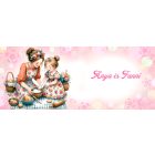 Kérd a neveddel - Anya és lánya sütés mintás bögre