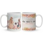 Kérd a neveddel -  Mese Együtt Anyával mintás egyedi bögre