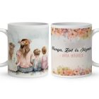 Kérd a neveddel -  Mese Együtt Anyával mintás egyedi bögre