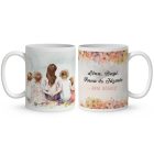 Kérd a neveddel -  Mese Együtt Anyával mintás egyedi bögre