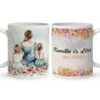Kérd a neveddel -  Mese Együtt Anyával mintás egyedi bögre