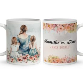Kérd a neveddel -  Mese Együtt Anyával mintás egyedi bögre
