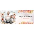 Kérd a neveddel - Anya és kicsi fia mintás bögre