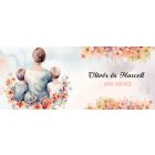 Kérd a neveddel - Anya és két fia mintás bögre