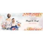 Kérd a neveddel - Anya és két fia mintás bögre