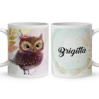 Névvel kérhető - Rock'n' kávés farkas mintás bögre