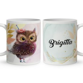 Névvel kérhető - Rock'n' kávés farkas mintás bögre