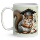 Névvel kérhető Mókus - 2025 évi Ballagásra mintás bögre