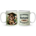 Névvel kérhető Maki - 2024 évi Ballagásra mintás bögre