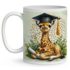 Névvel kérhető Zsiráf - 2025 évi Ballagásra mintás bögre