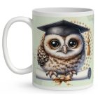 Névvel kérhető Bagoly - 2024 évi Ballagásra mintás bögre