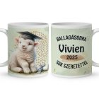 Névvel kérhető Bárány - 2024 évi Ballagásra mintás bögre