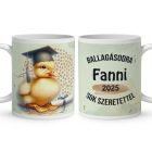 Névvel kérhető Kacsa - 2024 évi Ballagásra mintás bögre