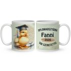 Névvel kérhető Kacsa - 2026 évi Ballagásra mintás bögre