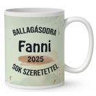 Névvel kérhető Kacsa - 2024 évi Ballagásra mintás bögre