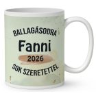 Névvel kérhető Kacsa - 2026 évi Ballagásra mintás bögre