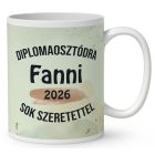 Névvel kérhető Kacsa - 2026 évi Ballagásra mintás bögre