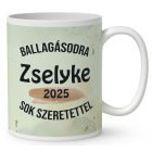 Névvel kérhető Szarvas - 2025 évi Ballagásra mintás bögre