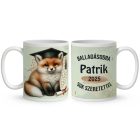 Névvel kérhető Róka - 2024 évi Ballagásra mintás bögre