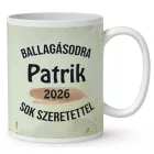 Névvel kérhető Róka - 2026 évi Ballagásra mintás bögre
