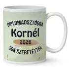Névvel kérhető Elefánt - 2026 évi Ballagásra mintás bögre