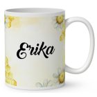 Névvel kérhető - Nagyon cuki méhecske mintás bögre