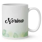 Névvel kérhető - Kedves kis napraforgós manó mintás bögre